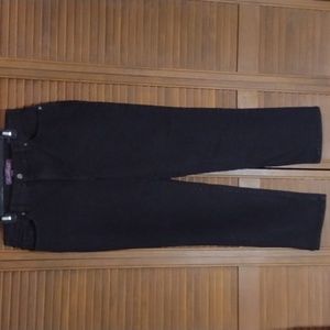 Woman's Gloria Vanderbilt Amanda Black Jeans 14 NW/O Tags